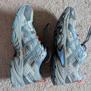 Stylish Women's Athletic Shoes - Gray and Blue